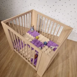 Micuna Lit bébé Converbaby Marron