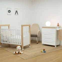 Micuna Lit bébé Dolce Magic Marron 120x60 cm