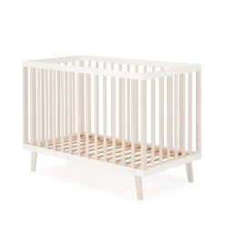 Micuna Lit Bébé Mencia Blanc Taupe 60x120 cm