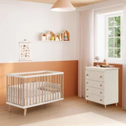 Micuna                    Lit Bébé Mencia    Blanc Wood            60x120 cm