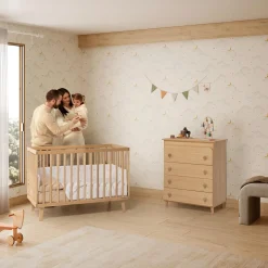Micuna Lit Bébé Mencia Wood 60x120 cm