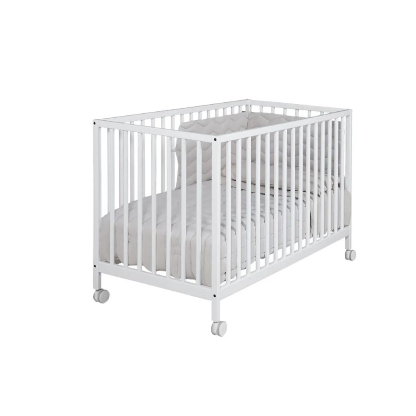 Micuna Lit Bébé Mountain Blanc 60x120 cm