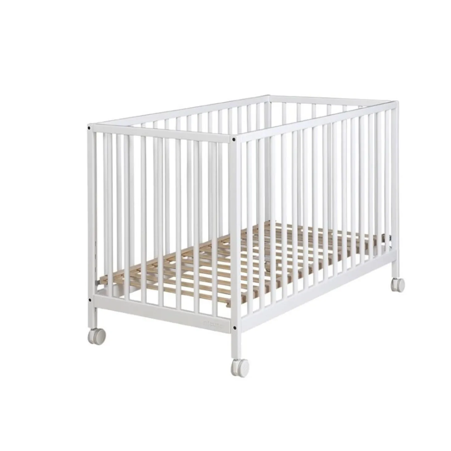 Micuna Lit Bébé Mountain Blanc 60x120 cm