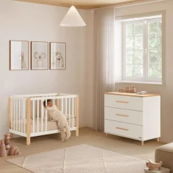 Micuna Lit Bébé Nayra Blanc Wood 60x120 cm