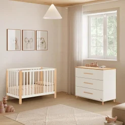 Micuna Lit Bébé Nayra Blanc Wood 60x120 cm