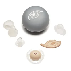 Mimipioupiou Coffret sucette réutilisable avec accessoires Framboise acidulée