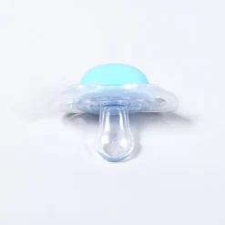 Mimipioupiou Sucette réutilisable à téterelle interchangeable Bleu tendre