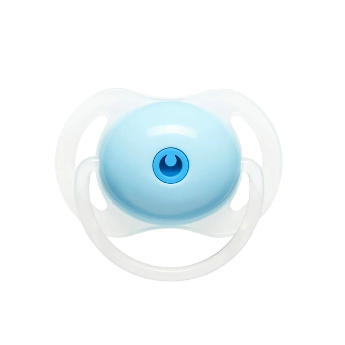 Mimipioupiou Sucette réutilisable téterelle interchangeable Bleu tendre