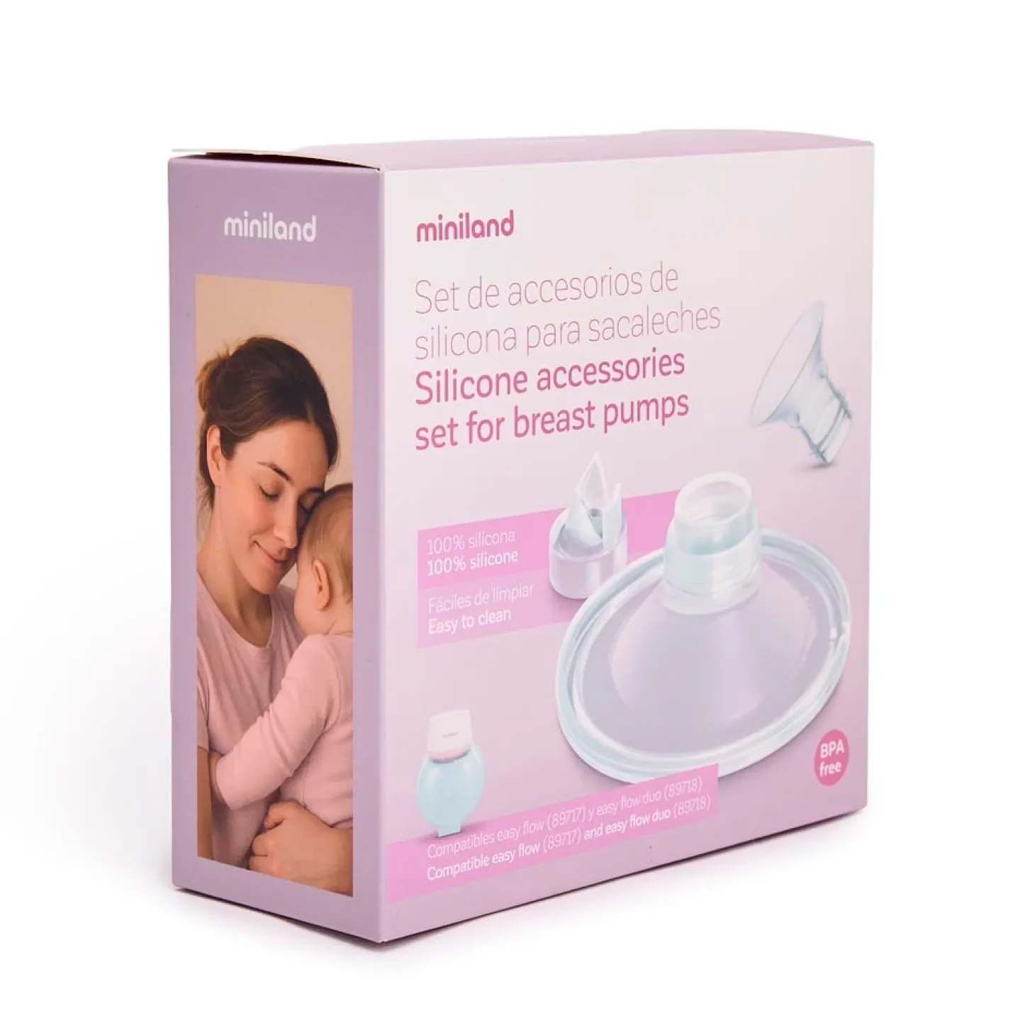 Miniland Accessoires Tire-Lait Rose