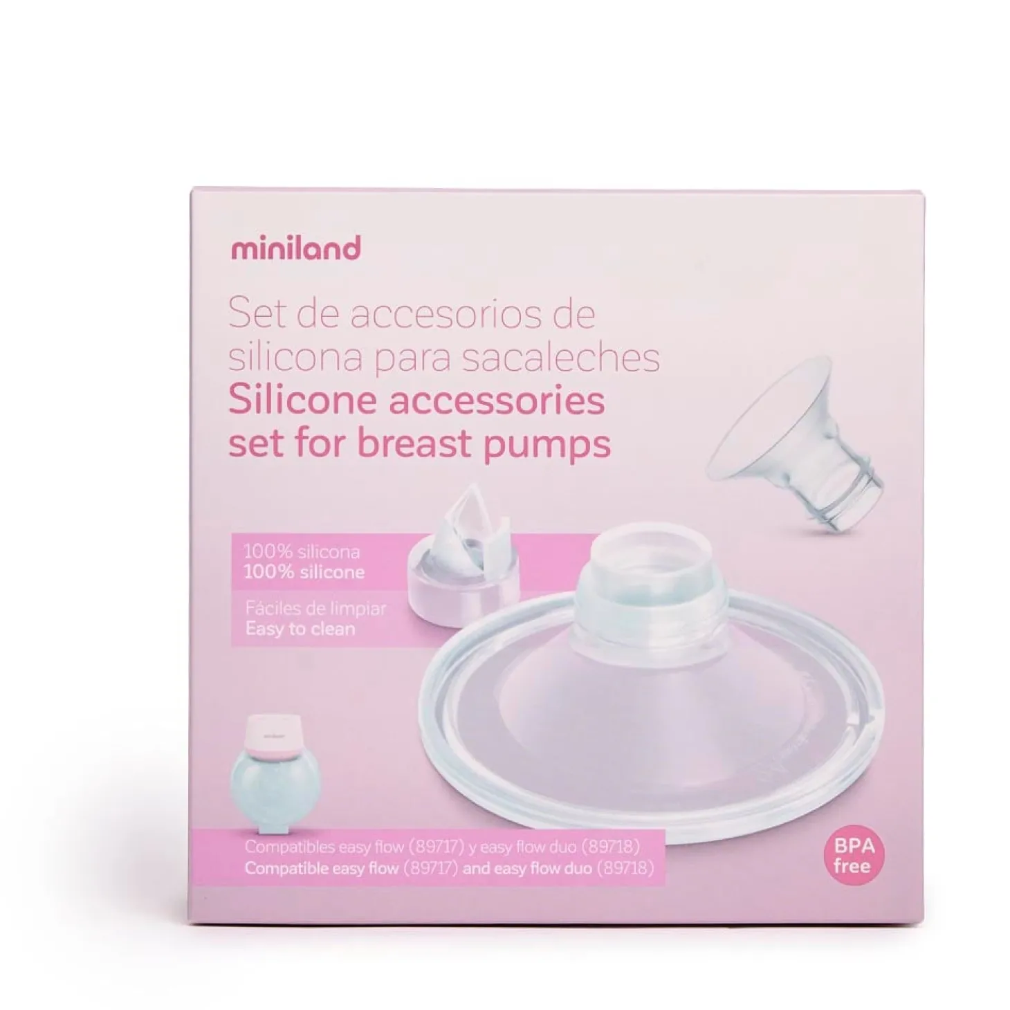 Miniland Accessoires Tire-Lait Rose