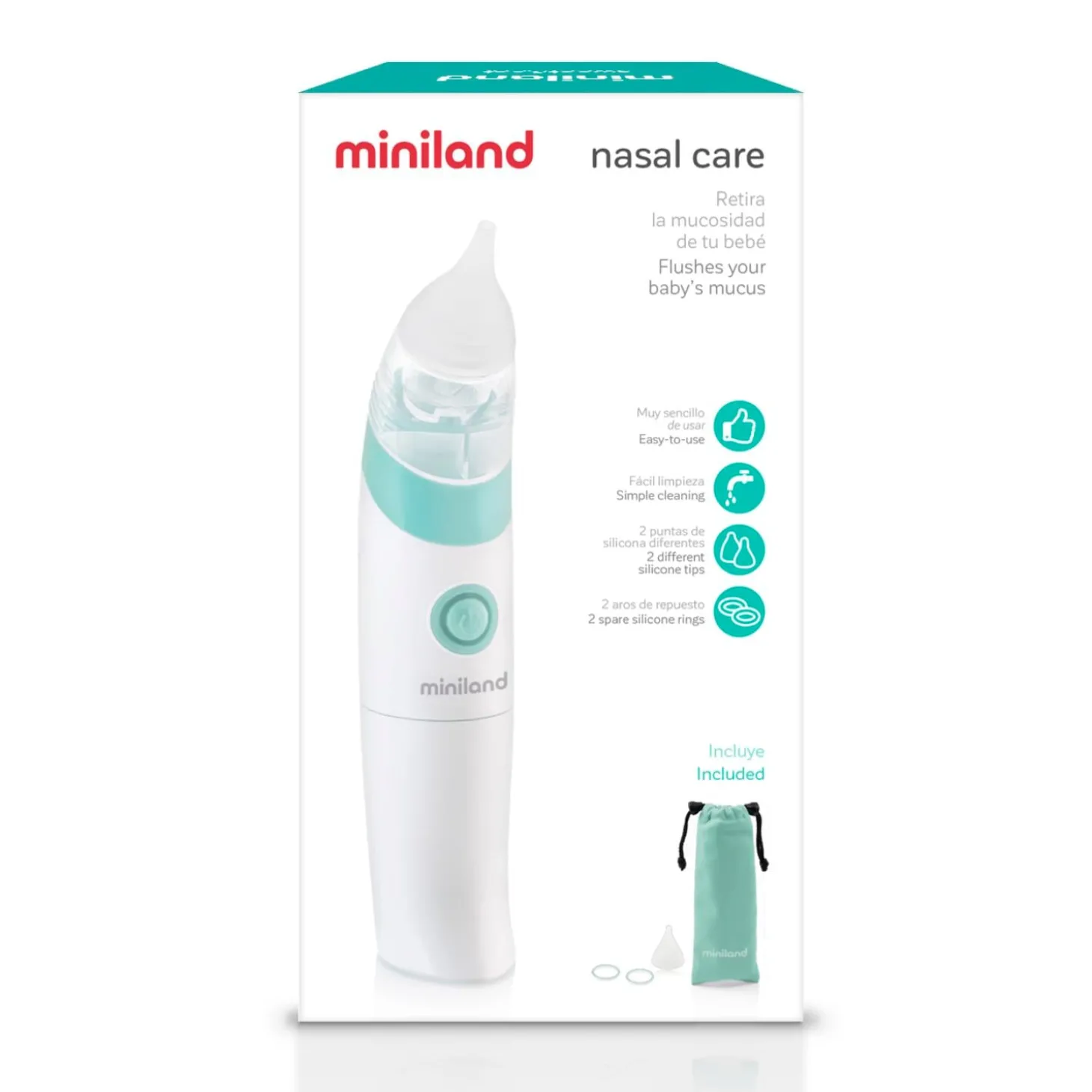 Miniland Aspirateur nasal electrique Blanc