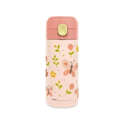 Miniland                    Bouteille Junior En Acier Butterfly    Rose