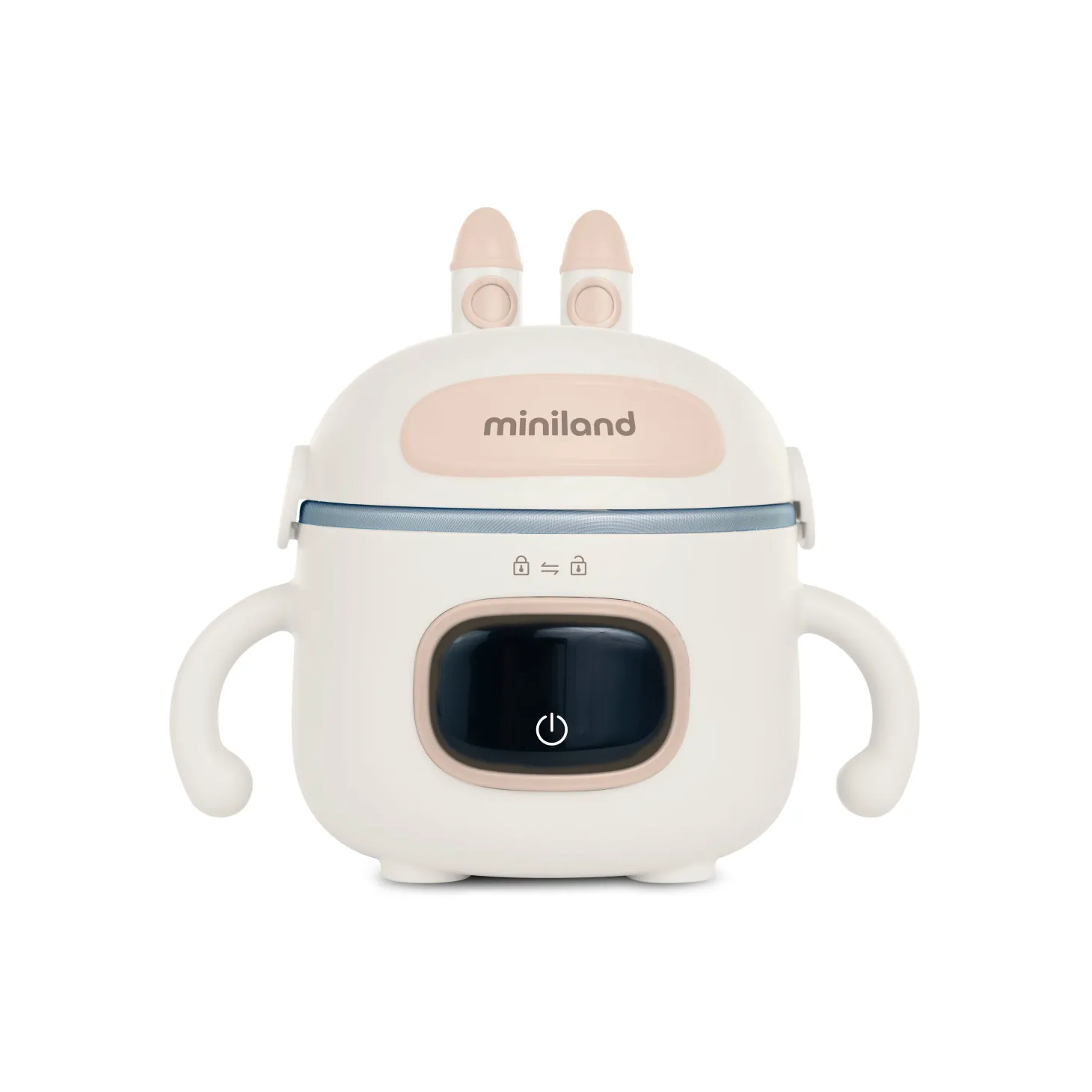 Miniland Chauffe-pot et plat On The Go Blanc