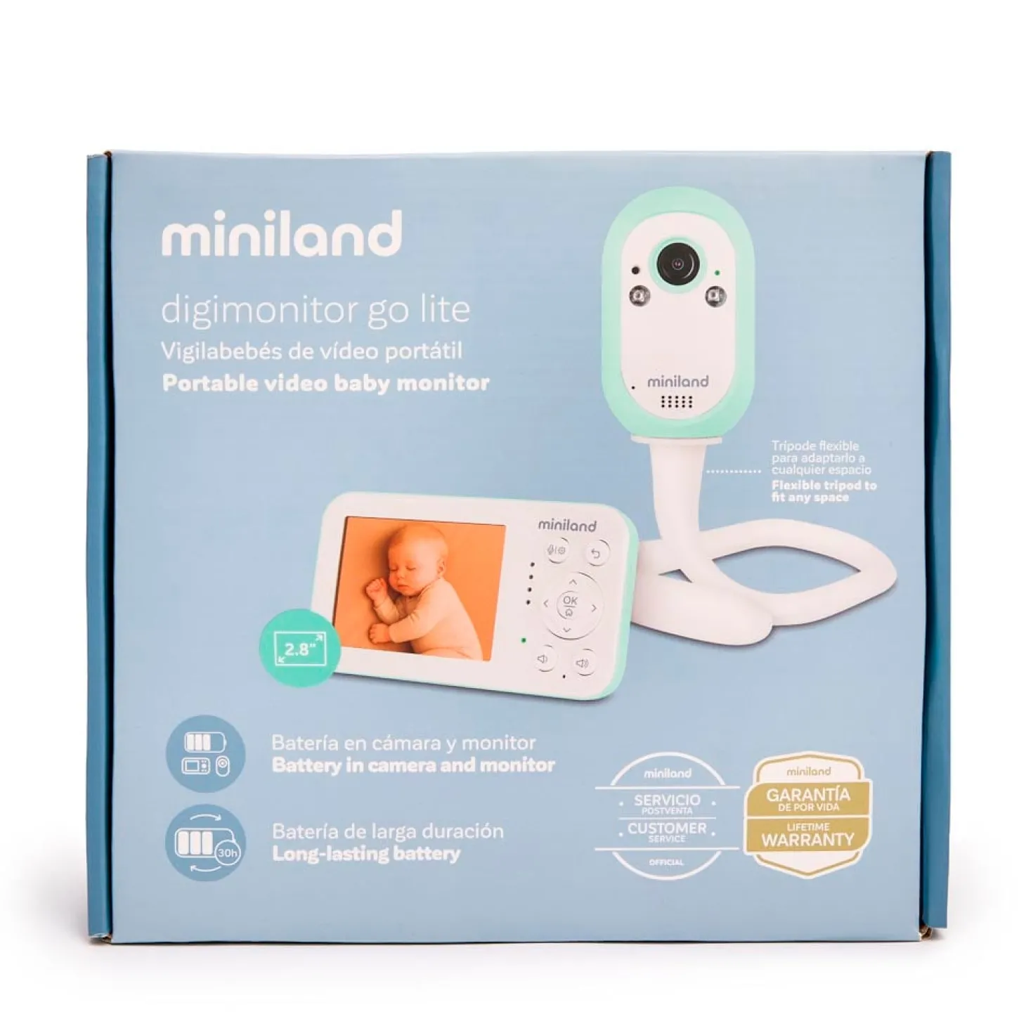 Miniland Ecoute Bebe Go Lite Multicolore