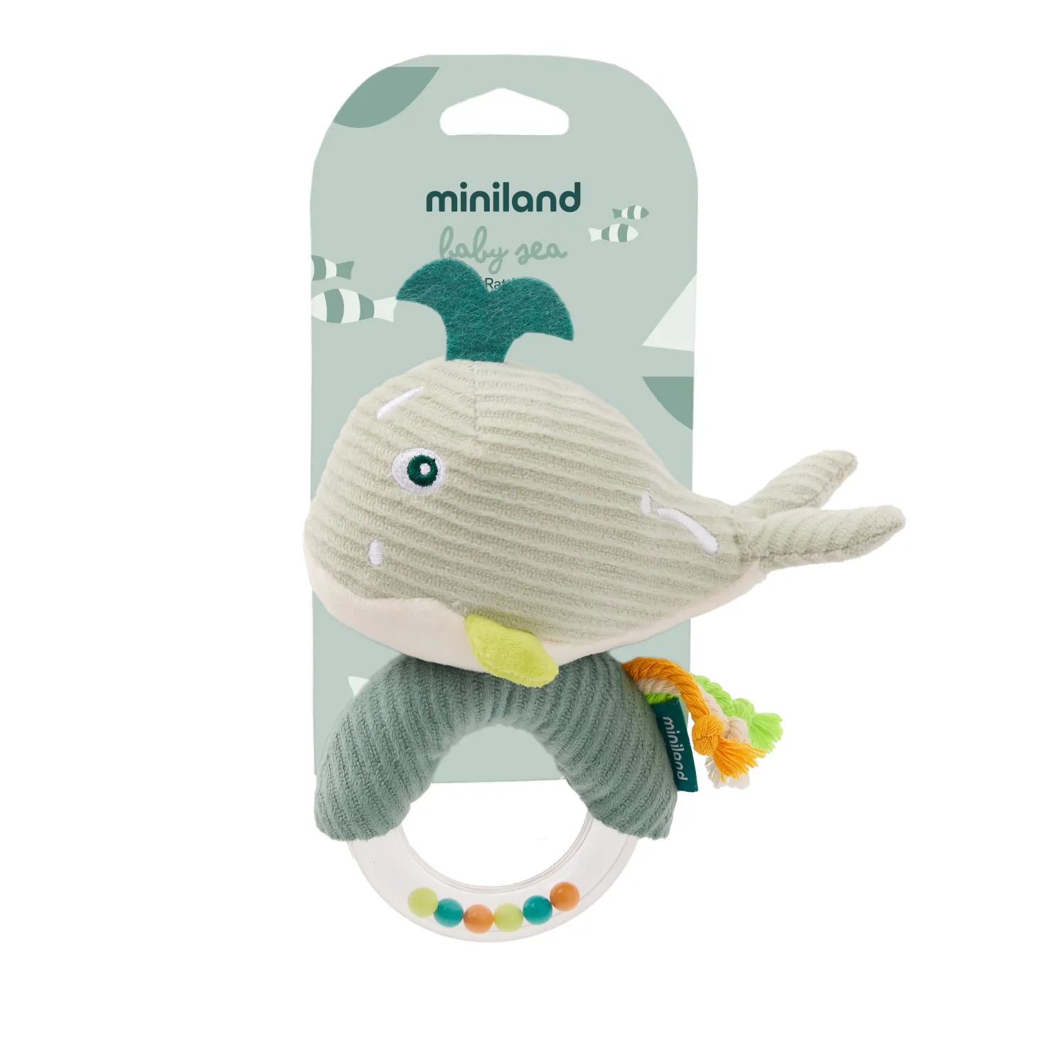 Miniland Hochet Bébé Mer Multicolore