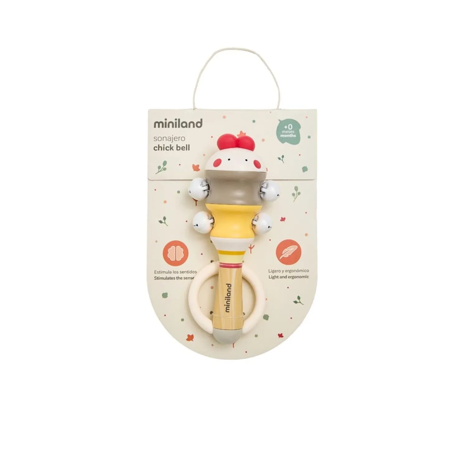 Miniland Hochet Grolots Multicolore