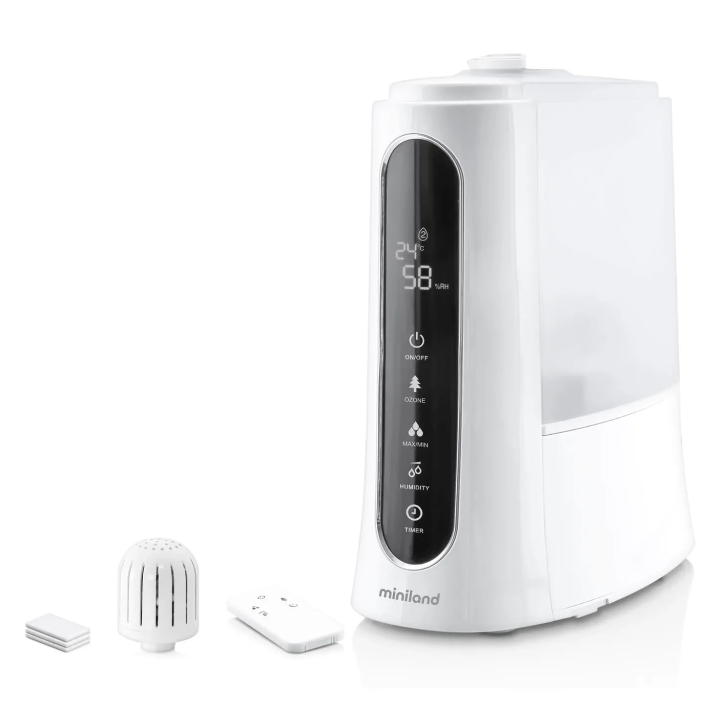 Miniland Humidificateur humitouch pure Blanc