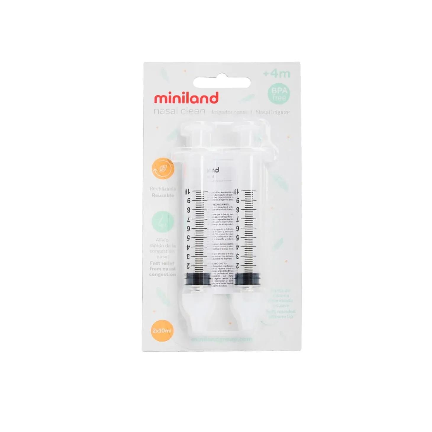 Miniland Mouche Bebé: Nasal Clean Blanc