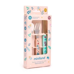 Miniland Set Couverts en acier Pays de Rêve Multicolore