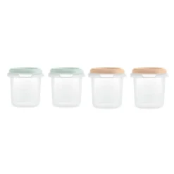 Miniland Set de 4 Pots de Conservation Pays de Rêve Multicolore