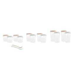 Miniland Set de 12 Pots de Conservation Pays de Rêve Multicolore