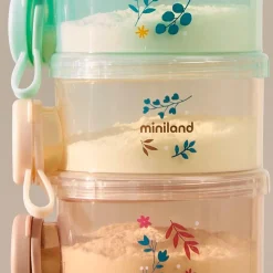Miniland Set de 4 pots pour le lait Pays de Rêve Multicolore