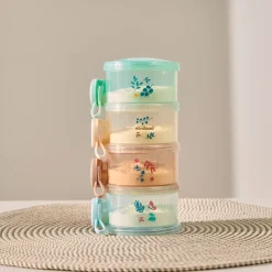 Miniland Set de 4 pots pour le lait Pays de Rêve Multicolore
