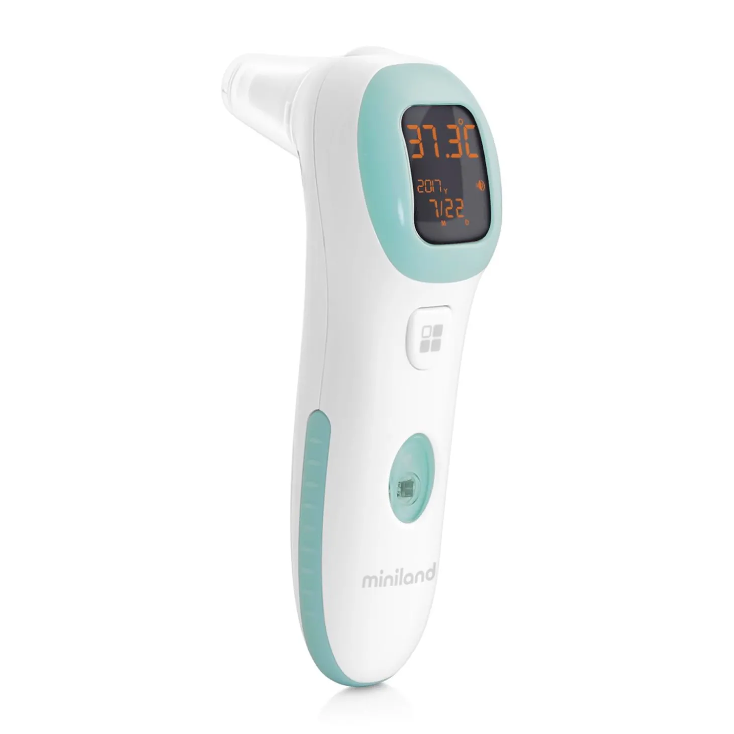 Miniland Thermomêtre auriculaire et frontale thermotalk plus Blanc