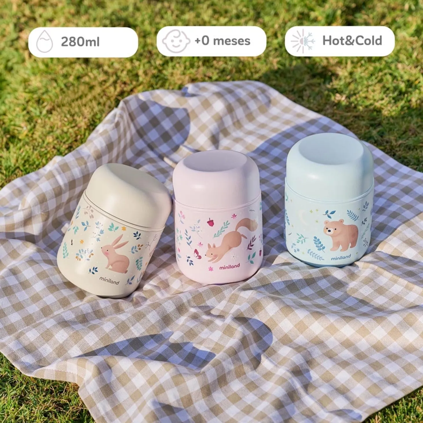 Miniland Thermos Pour Aliments Mini Lapin