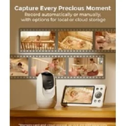 Momcozy                    Babyphone Vidéo BM04    blanc