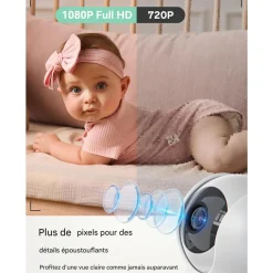 Momcozy                    Babyphone Vidéo BM03    blanc
