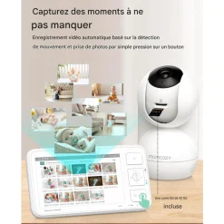 Momcozy                    Babyphone Vidéo BM03    blanc