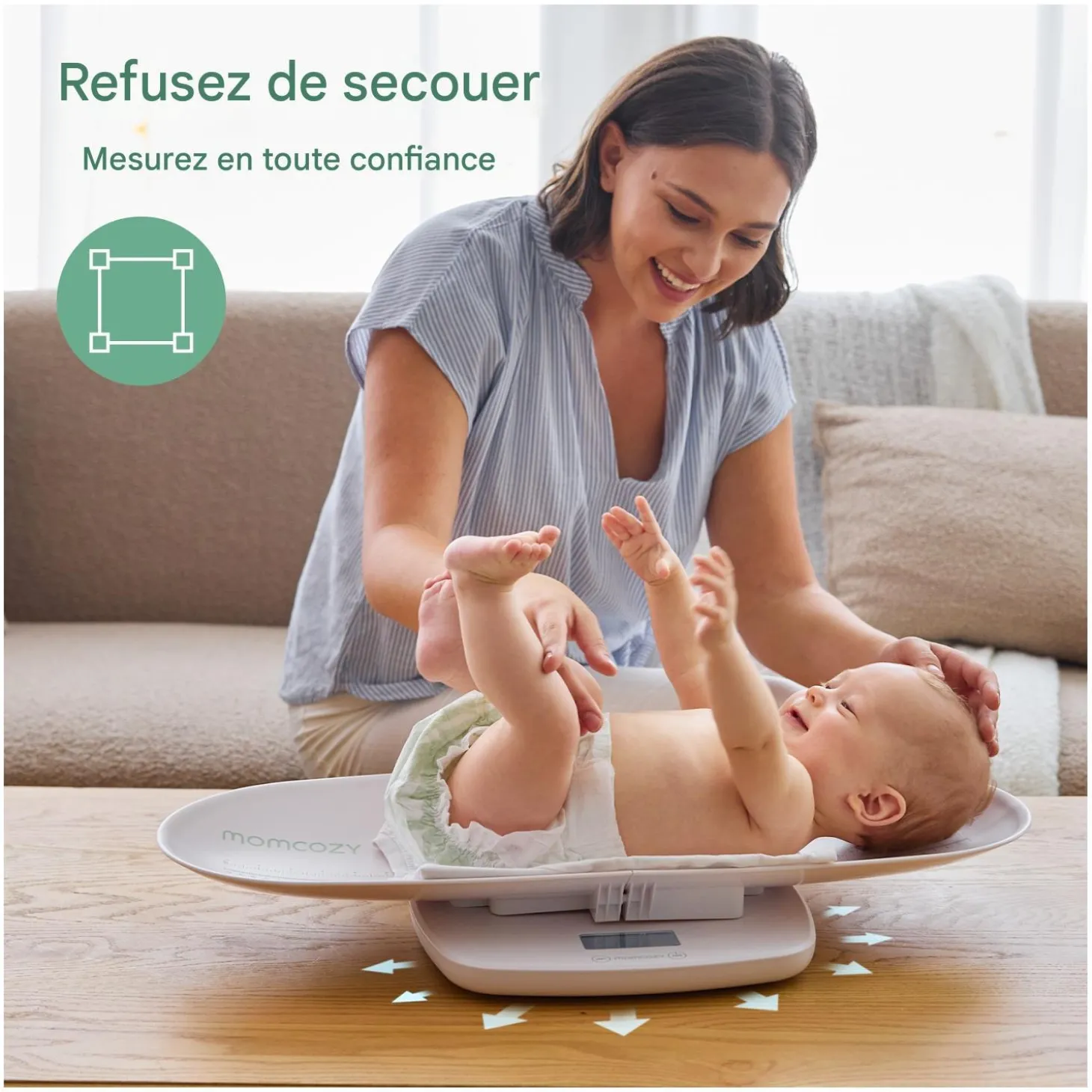 Momcozy Balance pour bébé Blanc