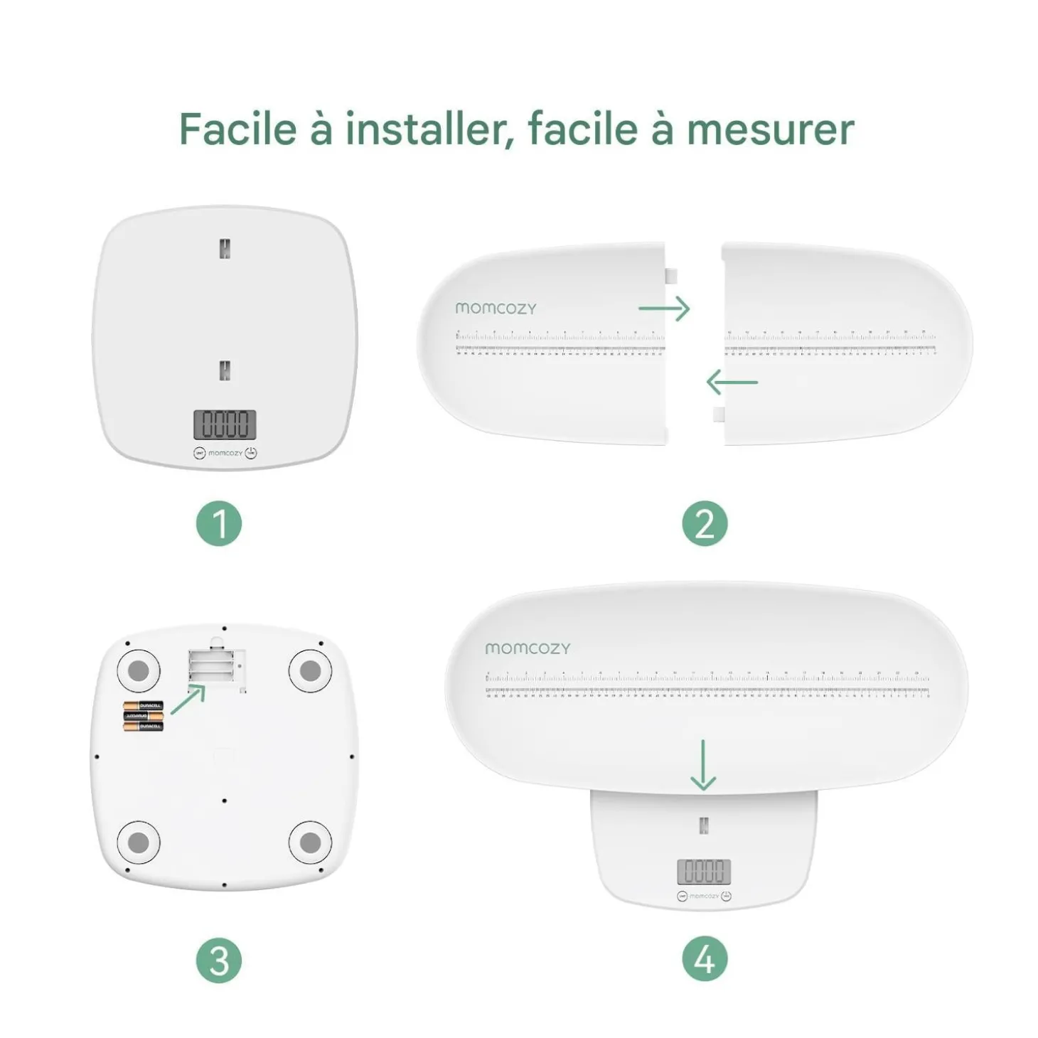 Momcozy Balance pour bébé Blanc