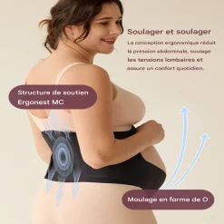 Momcozy                    Bande de soutien maternité    Noir