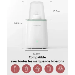 Momcozy                    Chauffe-biberon    Blanc