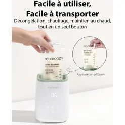 Momcozy                    Chauffe-biberon    Blanc