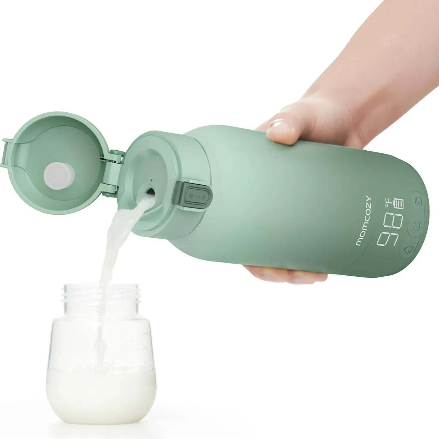 Momcozy Chauffe-Biberon nomade Vert 500 ml