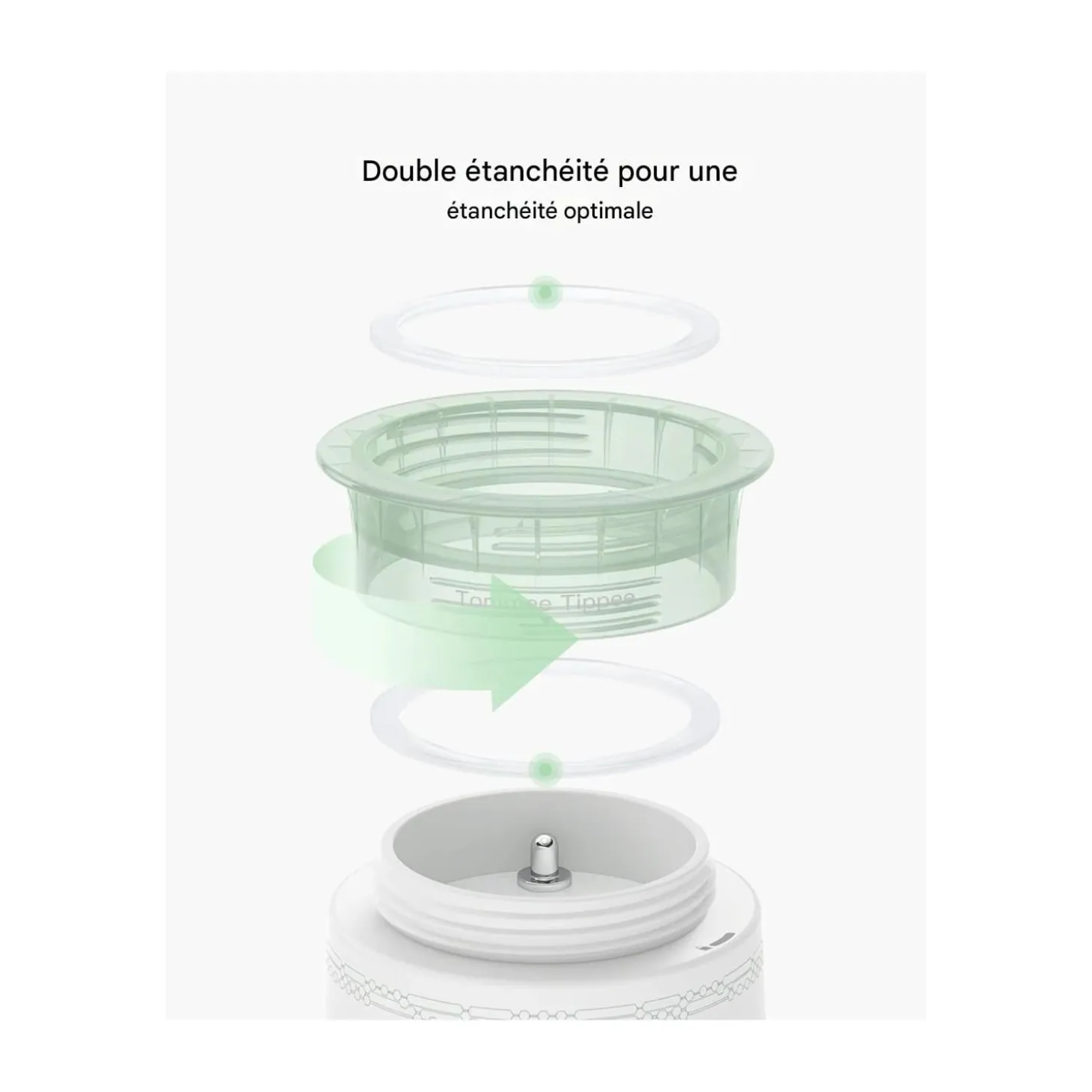 Momcozy Chauffe-biberon portable Blanc jusqu’à 180 ml