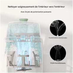 Momcozy Lave-Biberon et Stérilisateur Blanc Vert