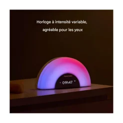 Momcozy Machine à Bruit Arc-en-Ciel Blanc Gris