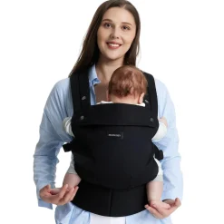 Momcozy Porte-bébé en coton Noir