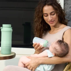 Momcozy Refroidisseur de lait maternel portable Vert 325 ml