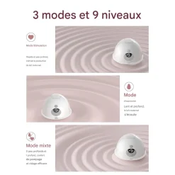 Momcozy Tire-lait M5 Gris 160 ml