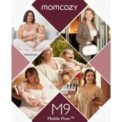 Momcozy                    Tire-lait mobile M9    Blanc/ Rose            180 ml