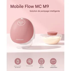 Momcozy                    Tire-lait mobile M9    Blanc/ Rose            180 ml