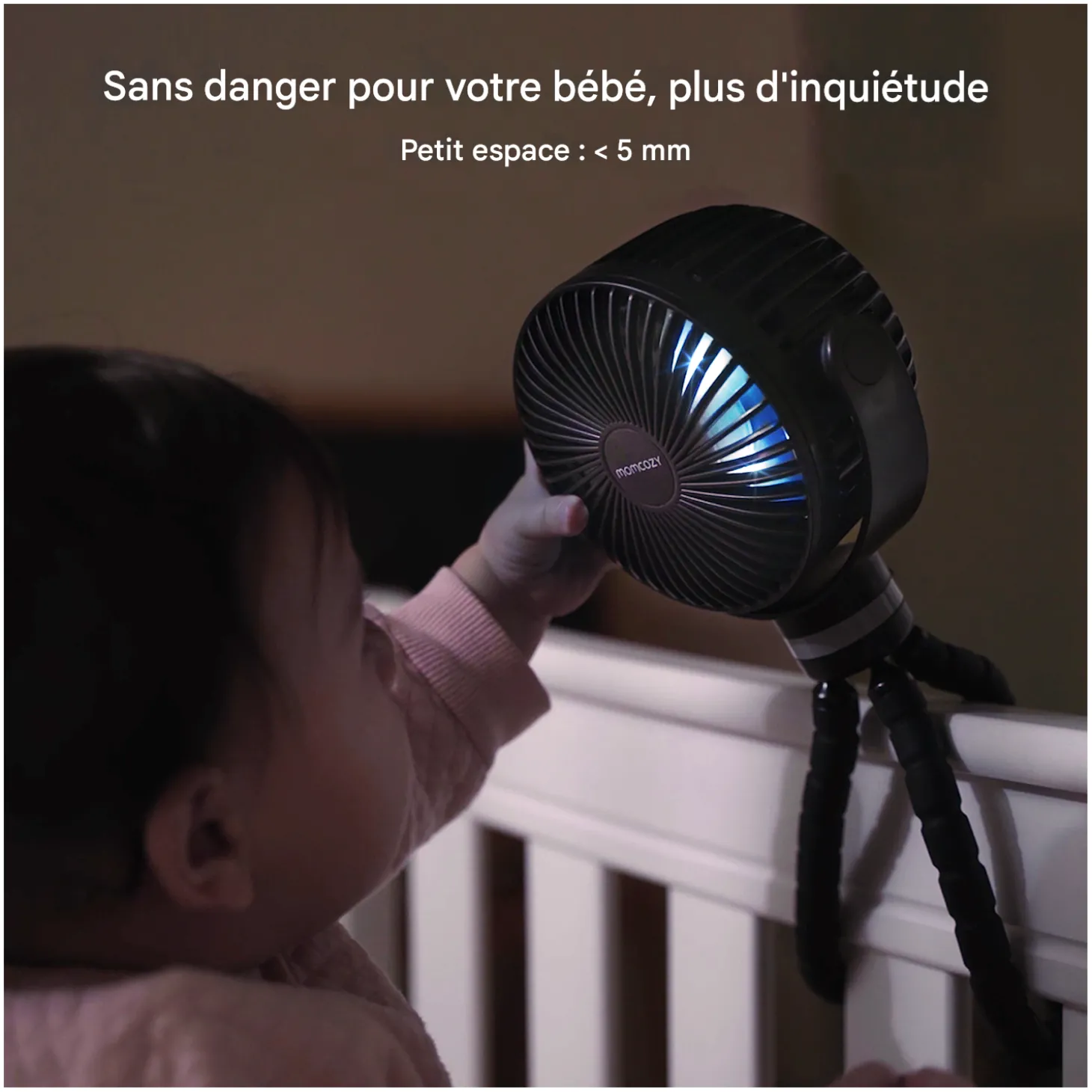 Momcozy Ventilateur de poussette portable Vert