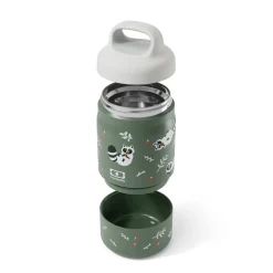 Monbento Kids Boîte à encas isotherme Handy Raccoon 350 ml + 100 ml