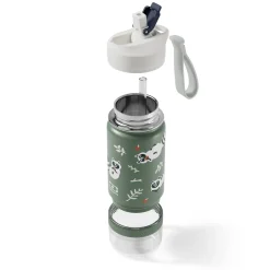 Monbento Kids Gourde 2en1 Twisty Raccoon 300 ml + 120 ml