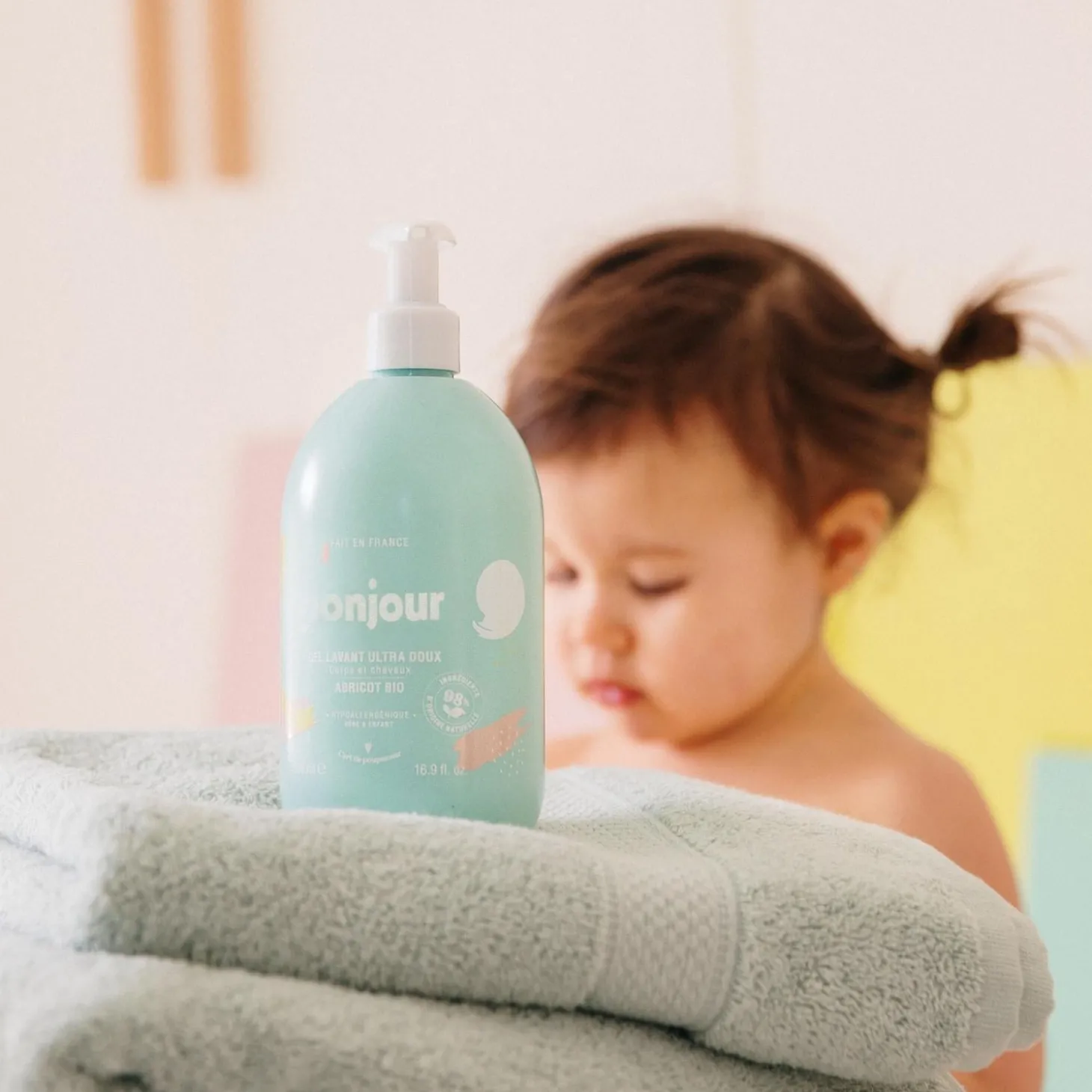 Monjour Gel lavant corps et cheveux Bleu 500ml